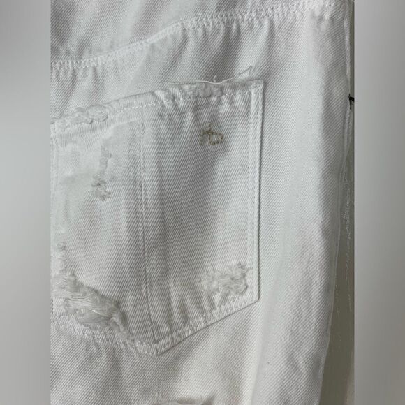 Rag Bone Distressed White Denim Skirt size 27 - Picture 3 of 4